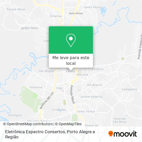 Eletrônica Espectro Consertos mapa