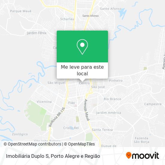 Imobiliária Duplo S mapa