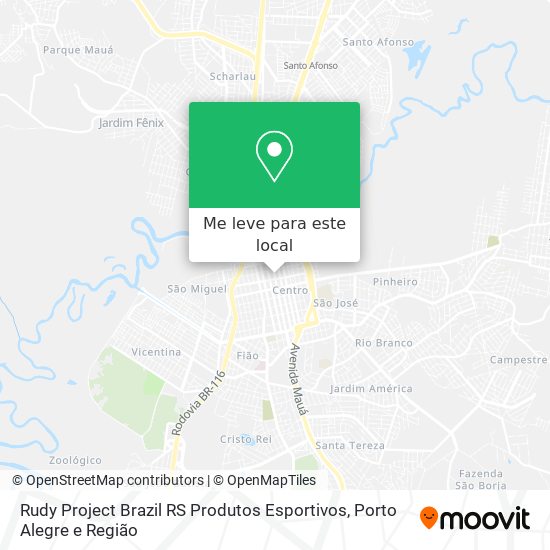 Rudy Project Brazil RS Produtos Esportivos mapa