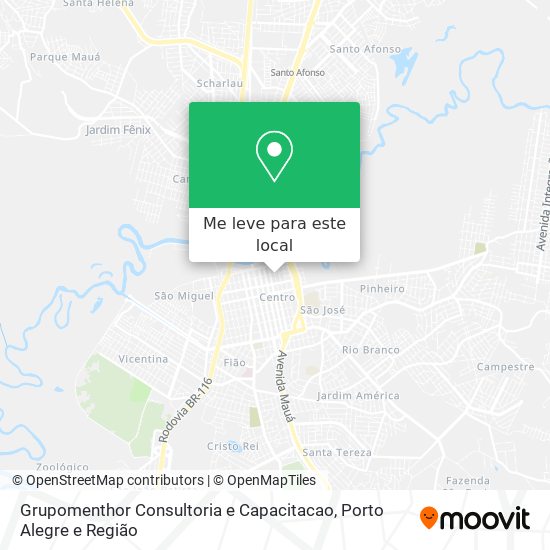 Grupomenthor Consultoria e Capacitacao mapa