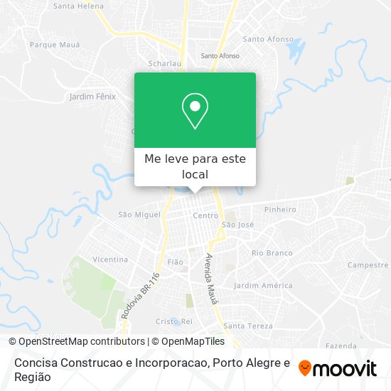 Concisa Construcao e Incorporacao mapa