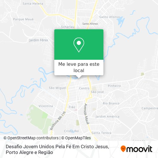 Desafio Jovem Unidos Pela Fé Em Cristo Jesus mapa