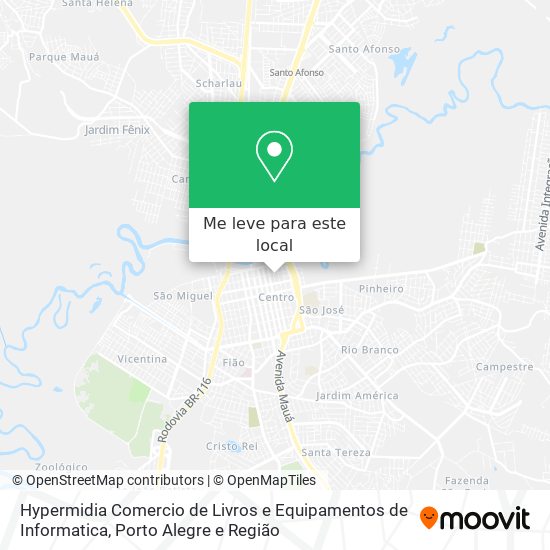 Hypermidia Comercio de Livros e Equipamentos de Informatica mapa