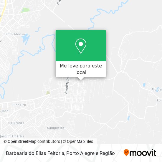 Barbearia do Elias Feitoria mapa