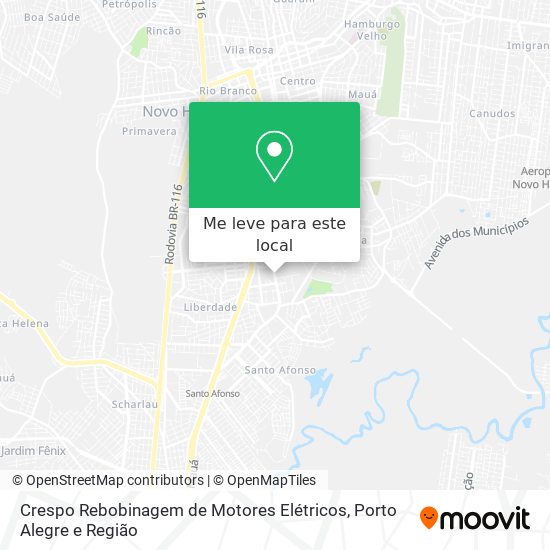 Crespo Rebobinagem de Motores Elétricos mapa