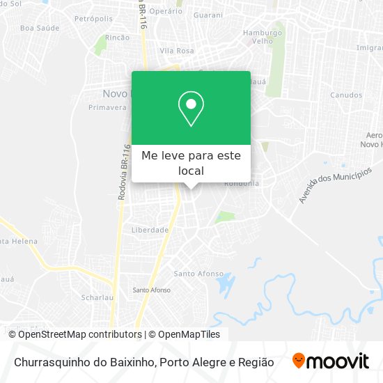 Churrasquinho do Baixinho mapa