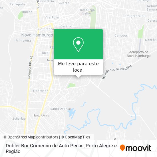 Dobler Bor Comercio de Auto Pecas mapa