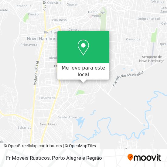 Fr Moveis Rusticos mapa