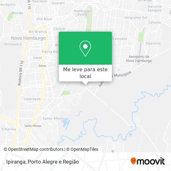 Ipiranga mapa
