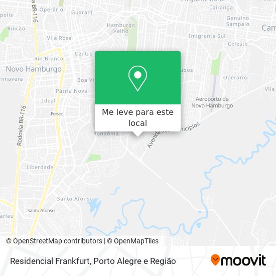 Residencial Frankfurt mapa