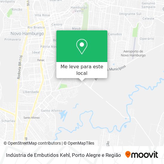 Indústria de Embutidos Kehl mapa