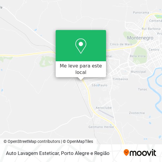 Auto Lavagem Esteticar mapa