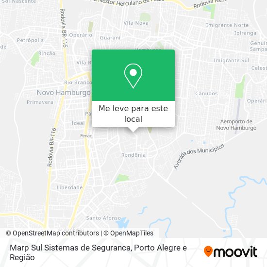 Marp Sul Sistemas de Seguranca mapa