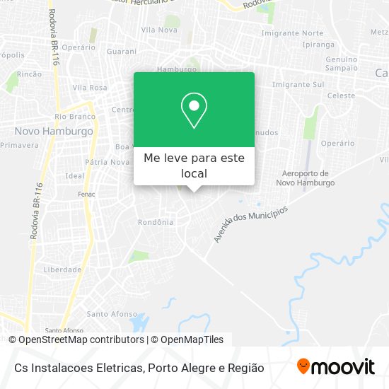 Cs Instalacoes Eletricas mapa