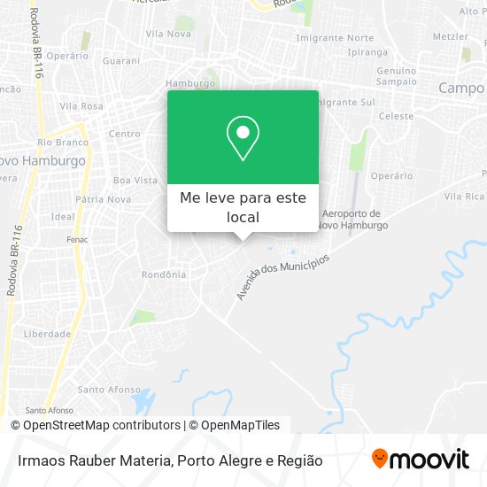 Irmaos Rauber Materia mapa