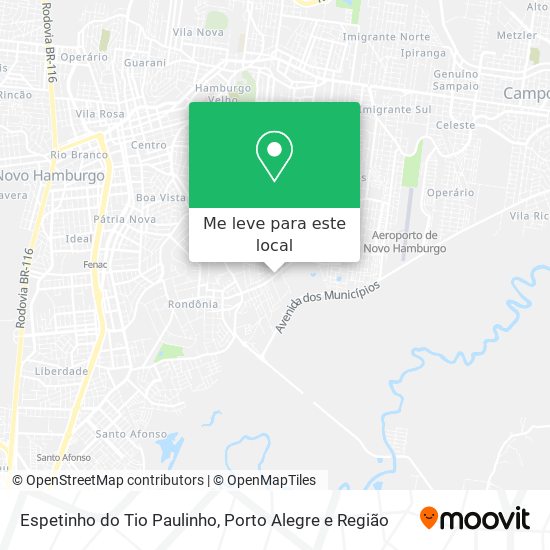 Espetinho do Tio Paulinho mapa