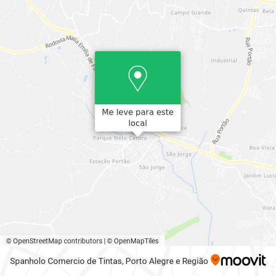 Spanholo Comercio de Tintas mapa