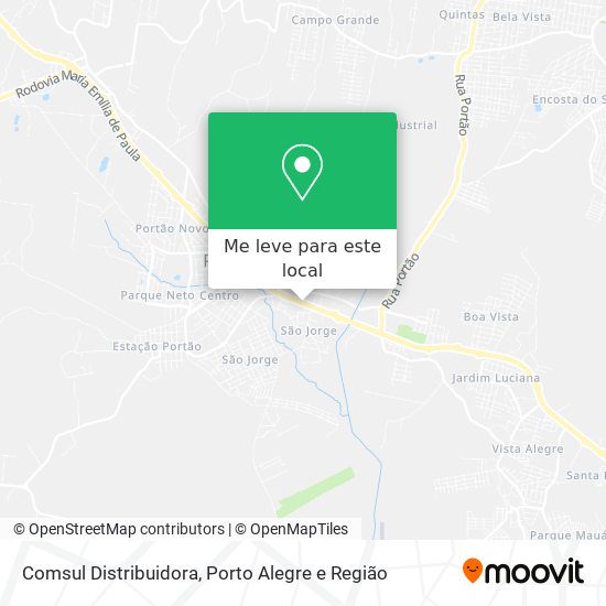 Comsul Distribuidora mapa