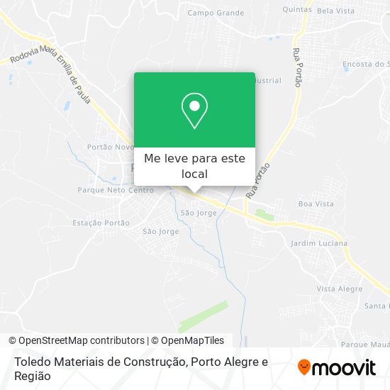 Toledo Materiais de Construção mapa