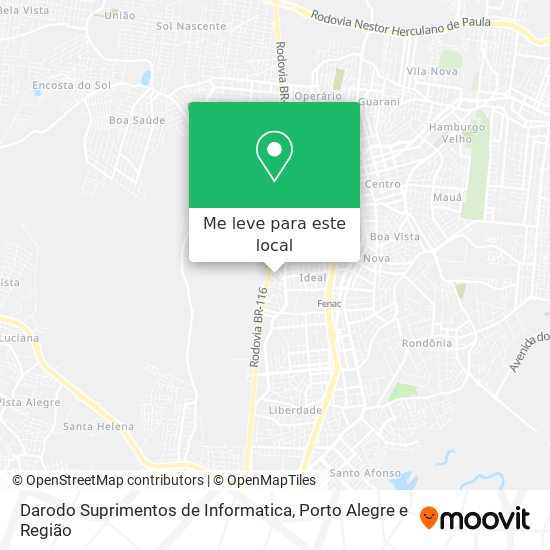 Darodo Suprimentos de Informatica mapa