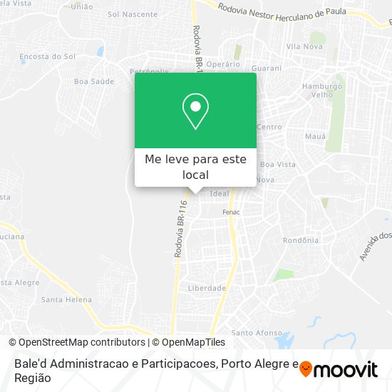 Bale'd Administracao e Participacoes mapa