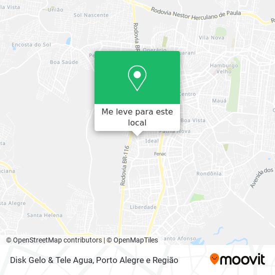 Disk Gelo & Tele Agua mapa