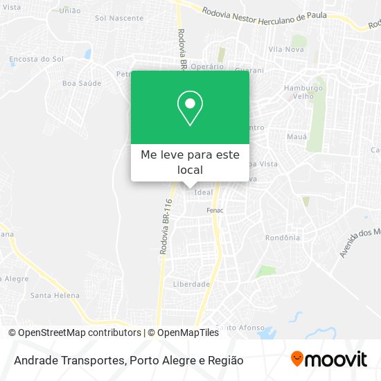 Andrade Transportes mapa