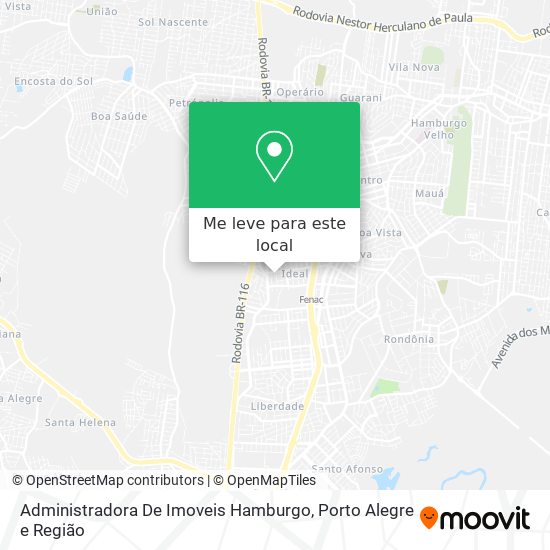 Administradora De Imoveis Hamburgo mapa