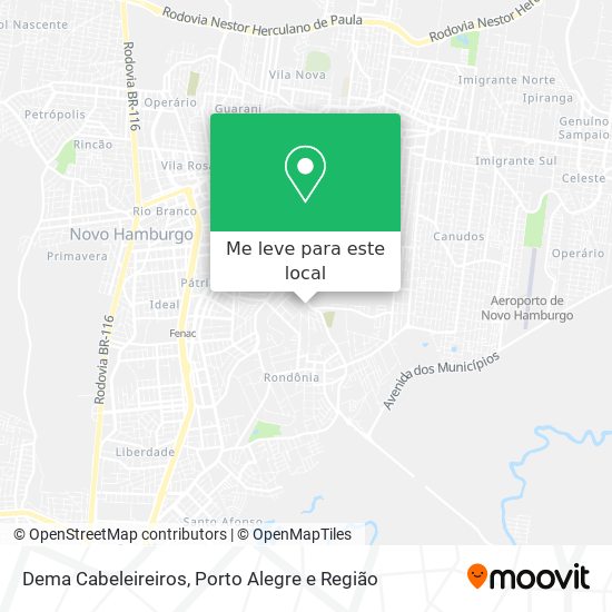 Dema Cabeleireiros mapa