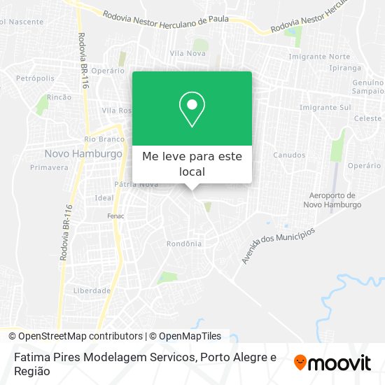 Fatima Pires Modelagem Servicos mapa