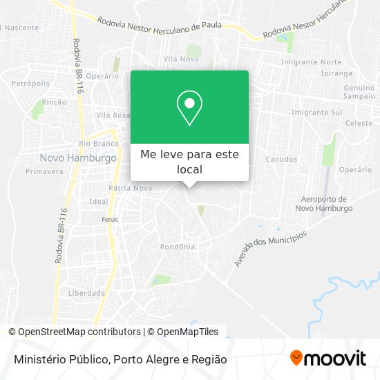 Ministério Público mapa