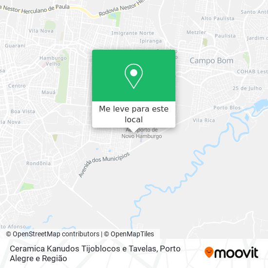 Ceramica Kanudos Tijoblocos e Tavelas mapa