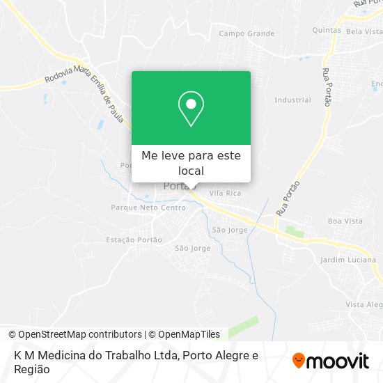 K M Medicina do Trabalho Ltda mapa