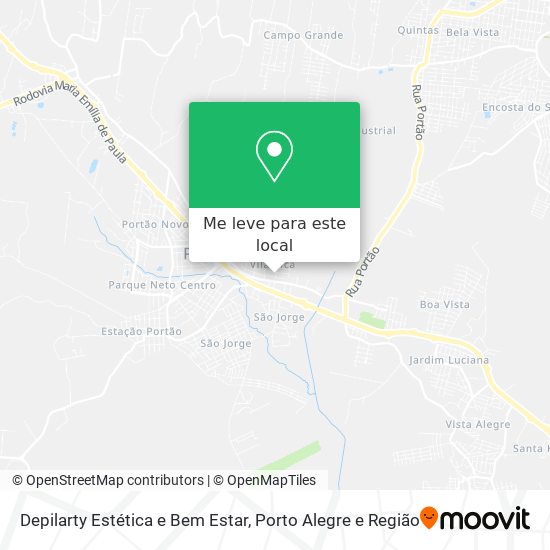 Depilarty Estética e Bem Estar mapa