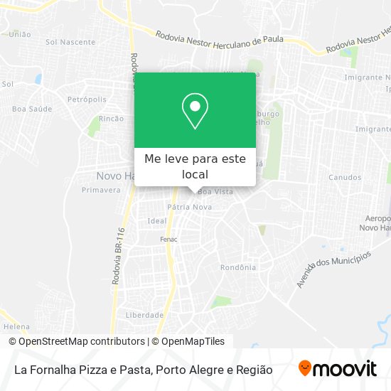 La Fornalha Pizza e Pasta mapa