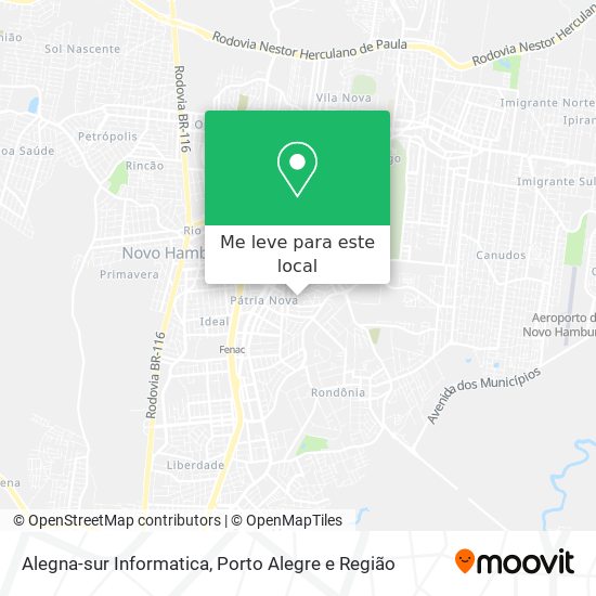 Alegna-sur Informatica mapa