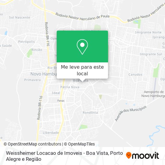 Weissheimer Locacao de Imoveis - Boa Vista mapa