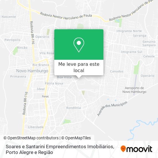 Soares e Santarini Empreendimentos Imobiliários mapa
