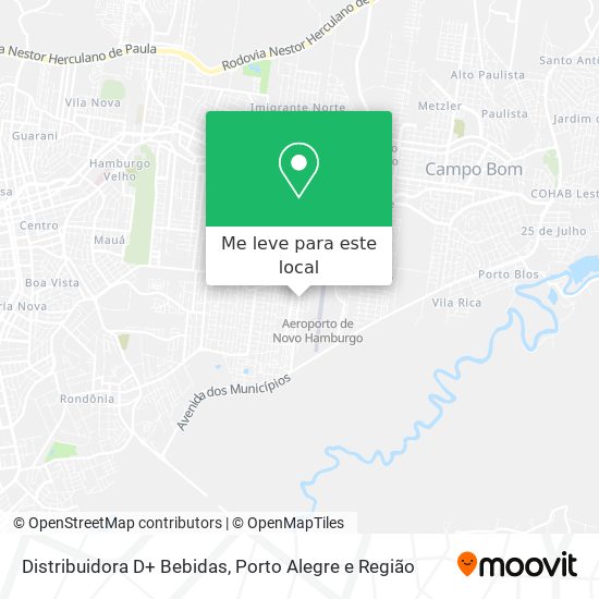 Distribuidora D+ Bebidas mapa