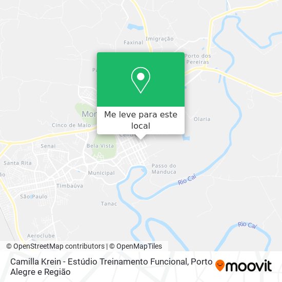 Camilla Krein - Estúdio Treinamento Funcional mapa