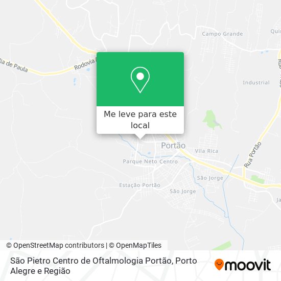 São Pietro Centro de Oftalmologia Portão mapa