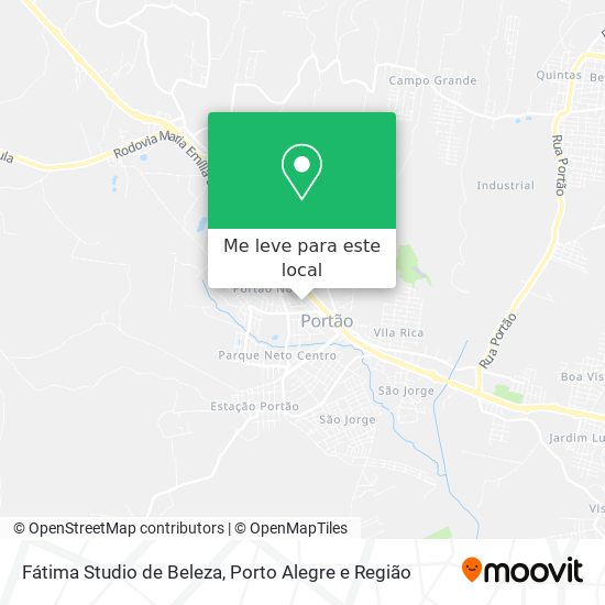 Fátima Studio de Beleza mapa