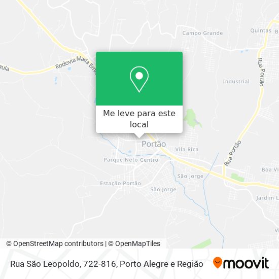 Rua São Leopoldo, 722-816 mapa