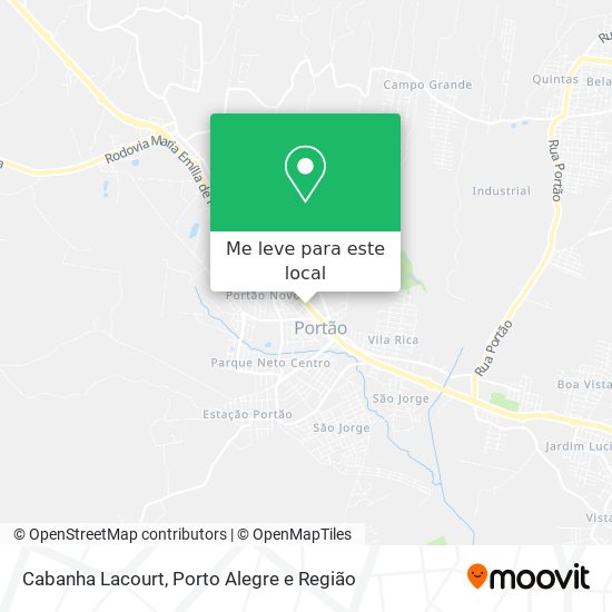 Cabanha Lacourt mapa