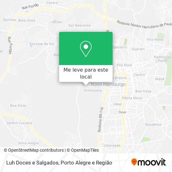 Luh Doces e Salgados mapa