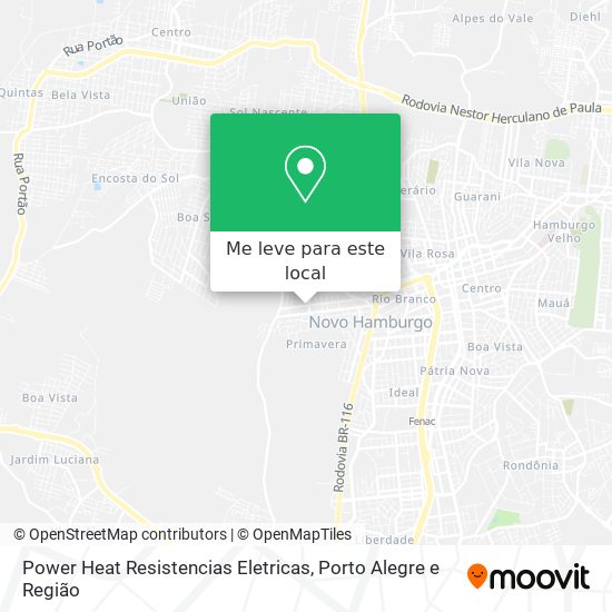 Power Heat Resistencias Eletricas mapa