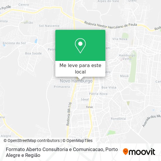 Formato Aberto Consultoria e Comunicacao mapa