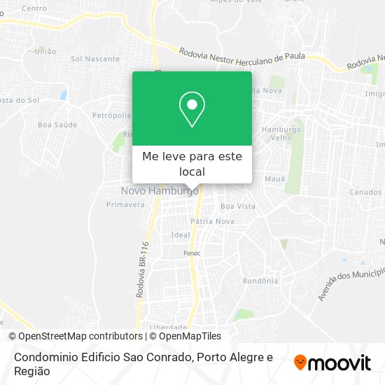 Condominio Edificio Sao Conrado mapa