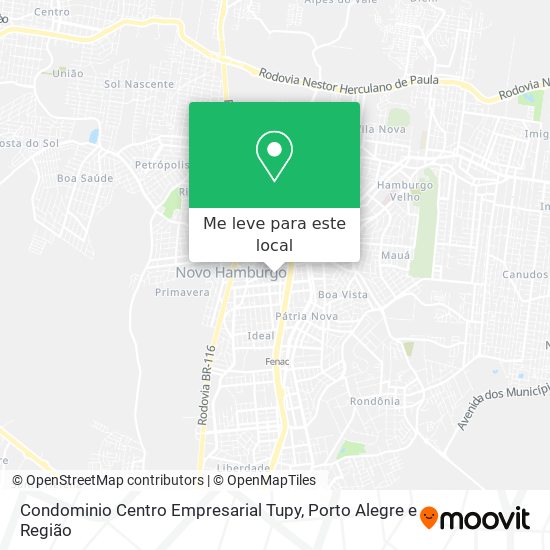 Condominio Centro Empresarial Tupy mapa