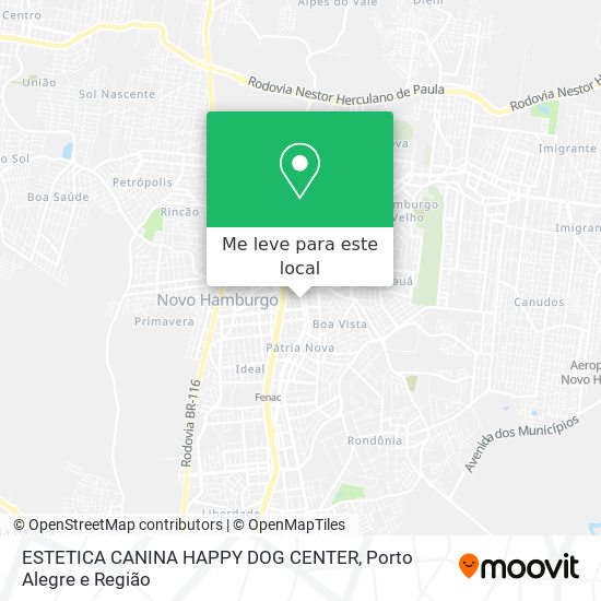 ESTETICA CANINA HAPPY DOG CENTER mapa